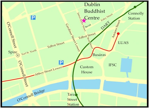 Dublin Mindfulness Course Map